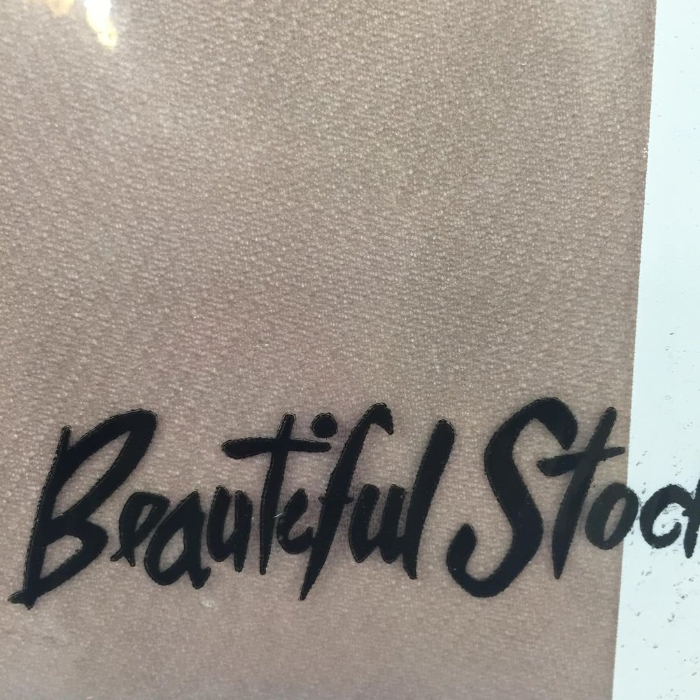 Vintage BEAUTIFUL Stockings Seamless Taupe Nylons Size 10 New in Package - Picture 3 of 5